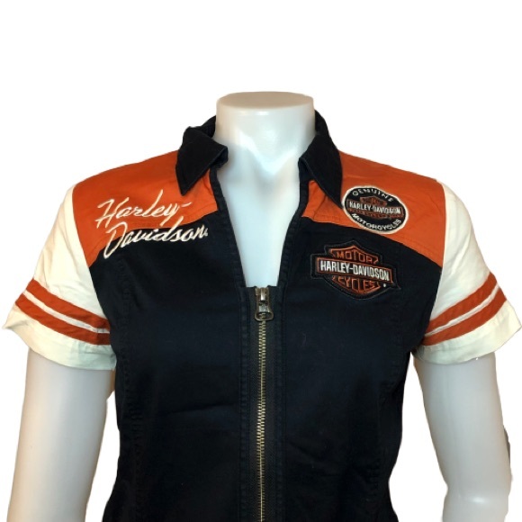 Harley Davidson Women’s Colorblock Zip-front - Picture 2 of 6